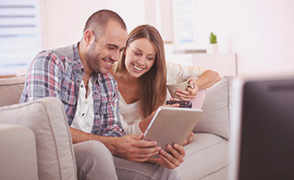 Young homebuyers choosing blocks for sale at Baldivis